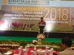 SAMBUTAN MENTERI PERTANIAN PADA RAKORTEKNAS  2018 BOGOR