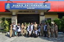 KUNJUNGAN DIREKTUR PERBIBITAN DAN PRODUKSI DI UPT MAGETAN