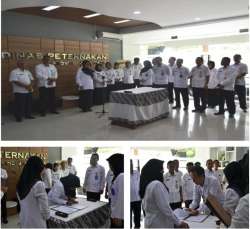 SERAH TERIMA JABATAN PEJABAT STRUKTURAL DINAS PETERNAKAN PROVINSI JAWA TIMUR 2019