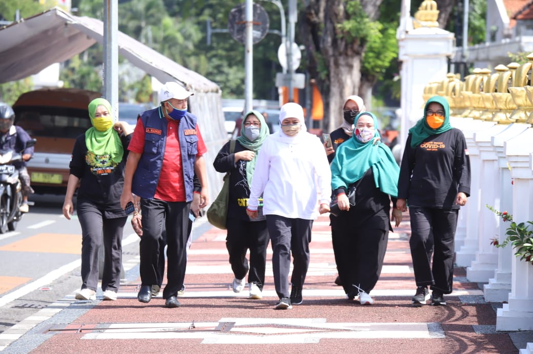 jalan sehat bersama ibu gubernur