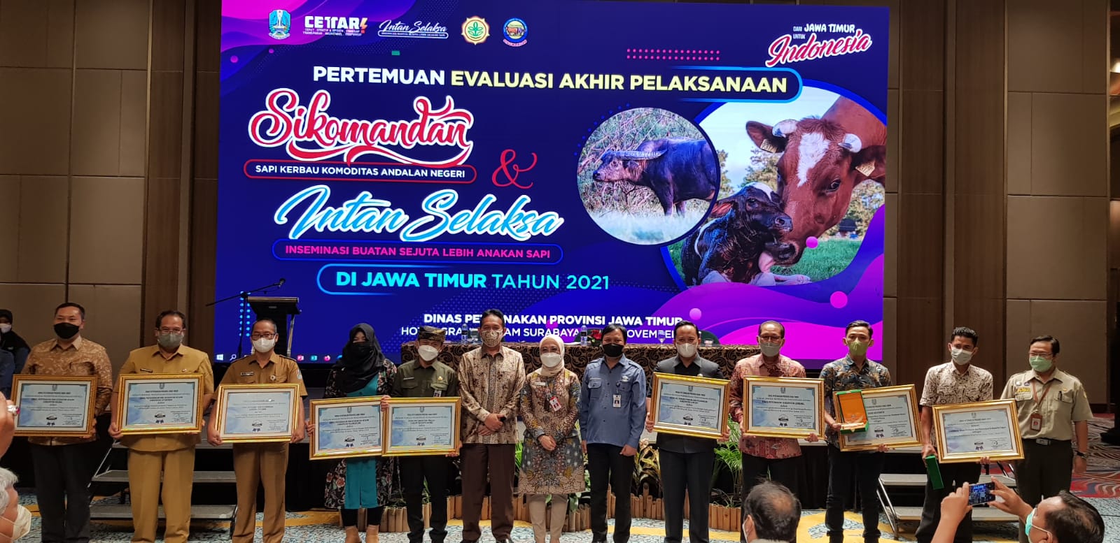 PERTEMUAN EVALUASI SIKOMANDAN DI JAWA TIMUR TAHUN 2021