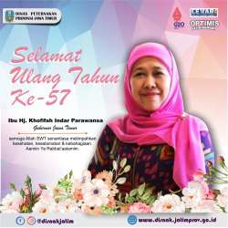 ulang tahun gubernur 57 tahun