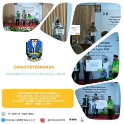 PT. NESTLE MEMBERIKAN SIMBOLIS DUKUNGAN COVER