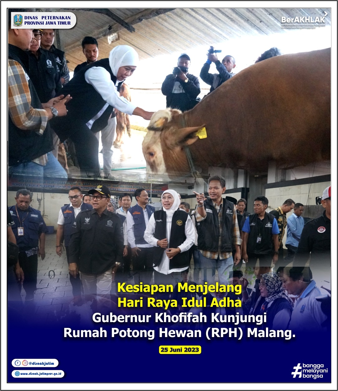 kunjungan gub rph kota malang