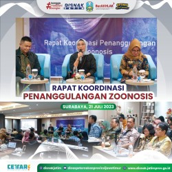 rapat koordinasi penanggulangan zoonosis