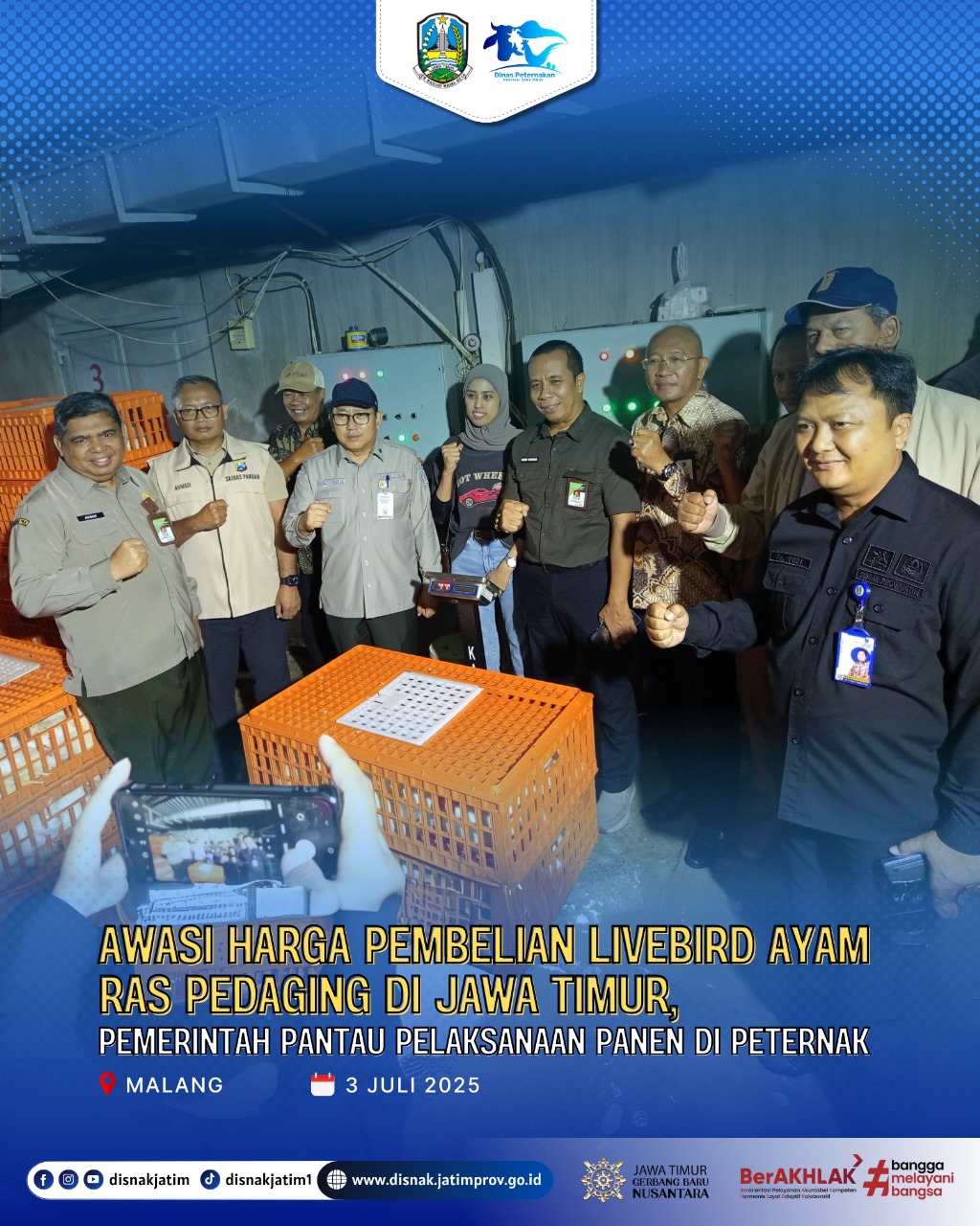 Awasi harga ayam pedaging 2025