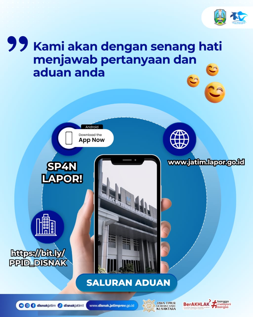 Silahkan Hubungi Kami Ketika ada Pertanyaan dan Aduan