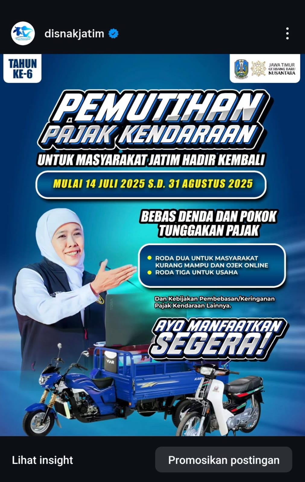 Pemutihan pajak 2025