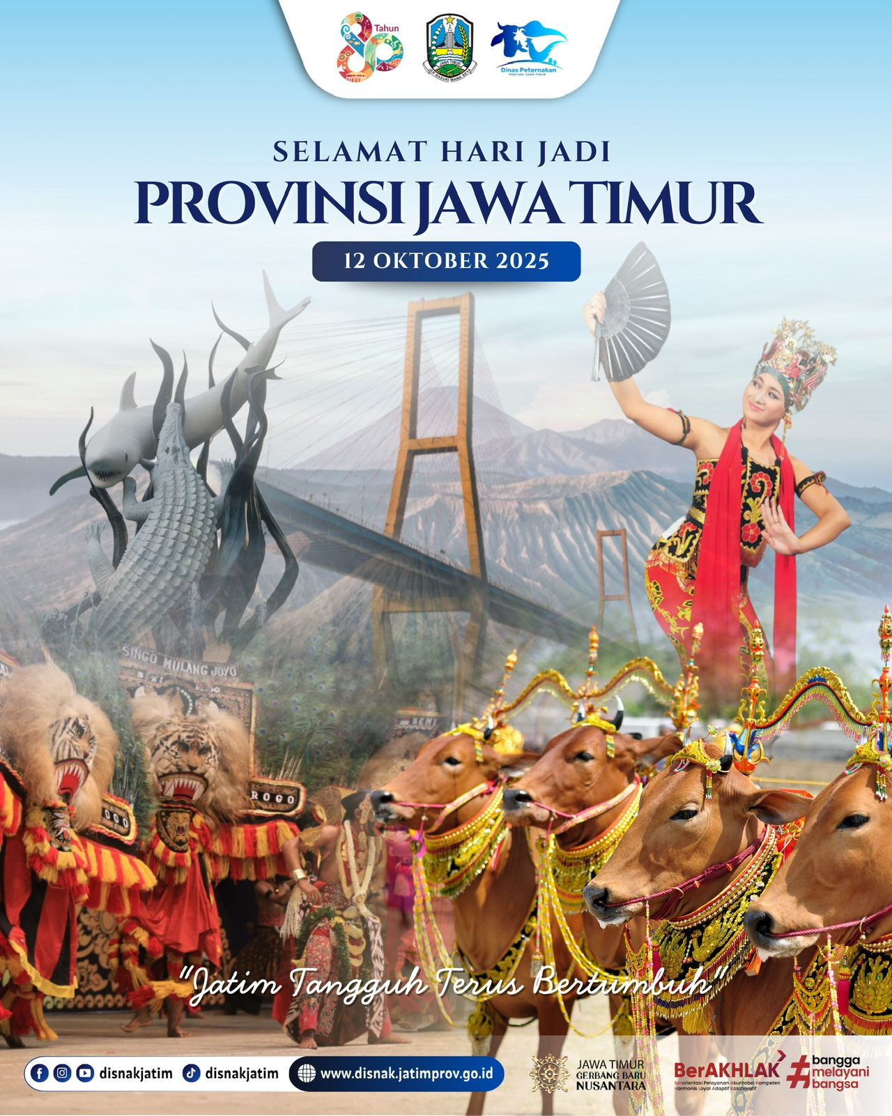 Selamat Hari Jadi Provinsi Jawa Timur ke-80