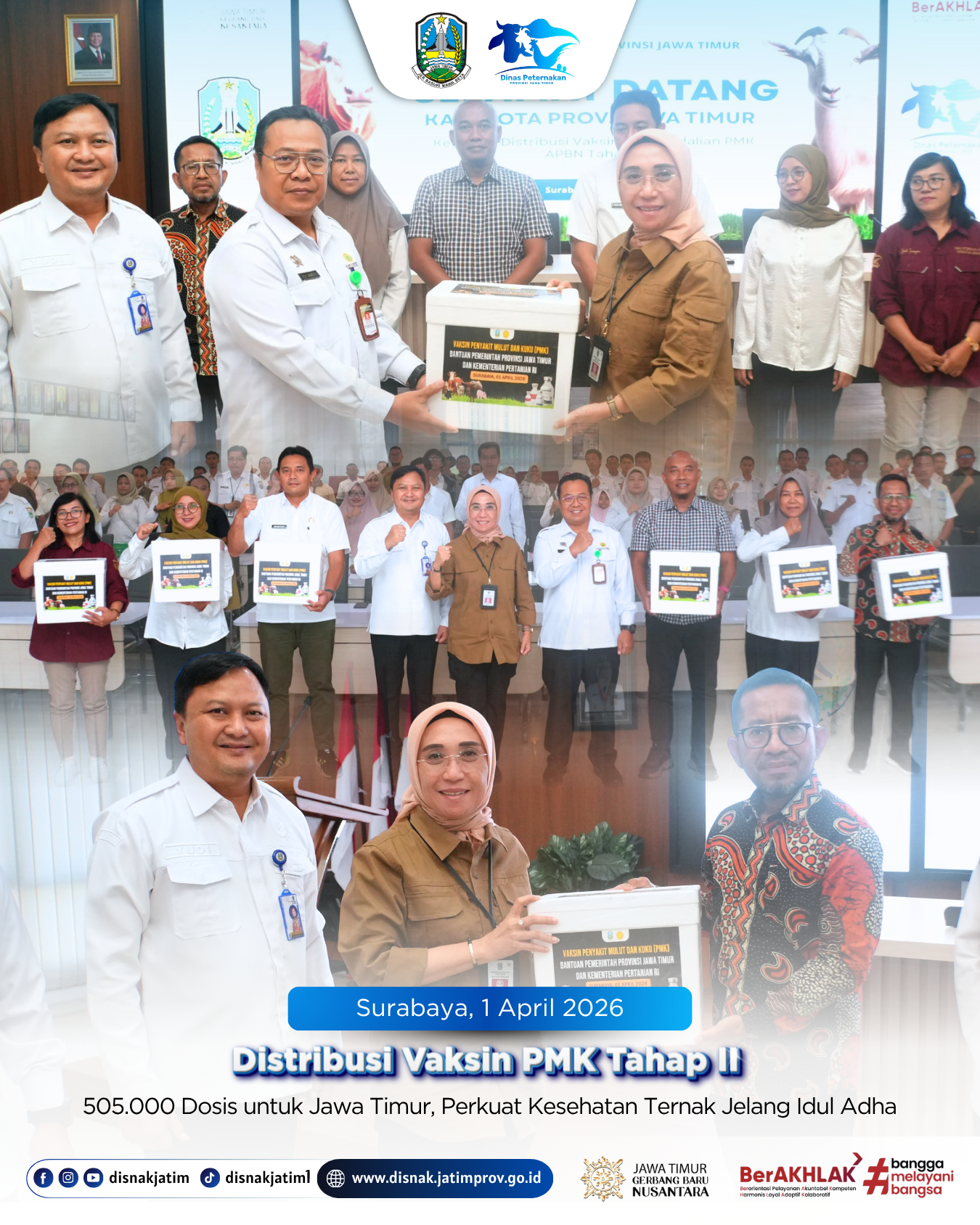 Distribusi Vaksin PMK Tahap II