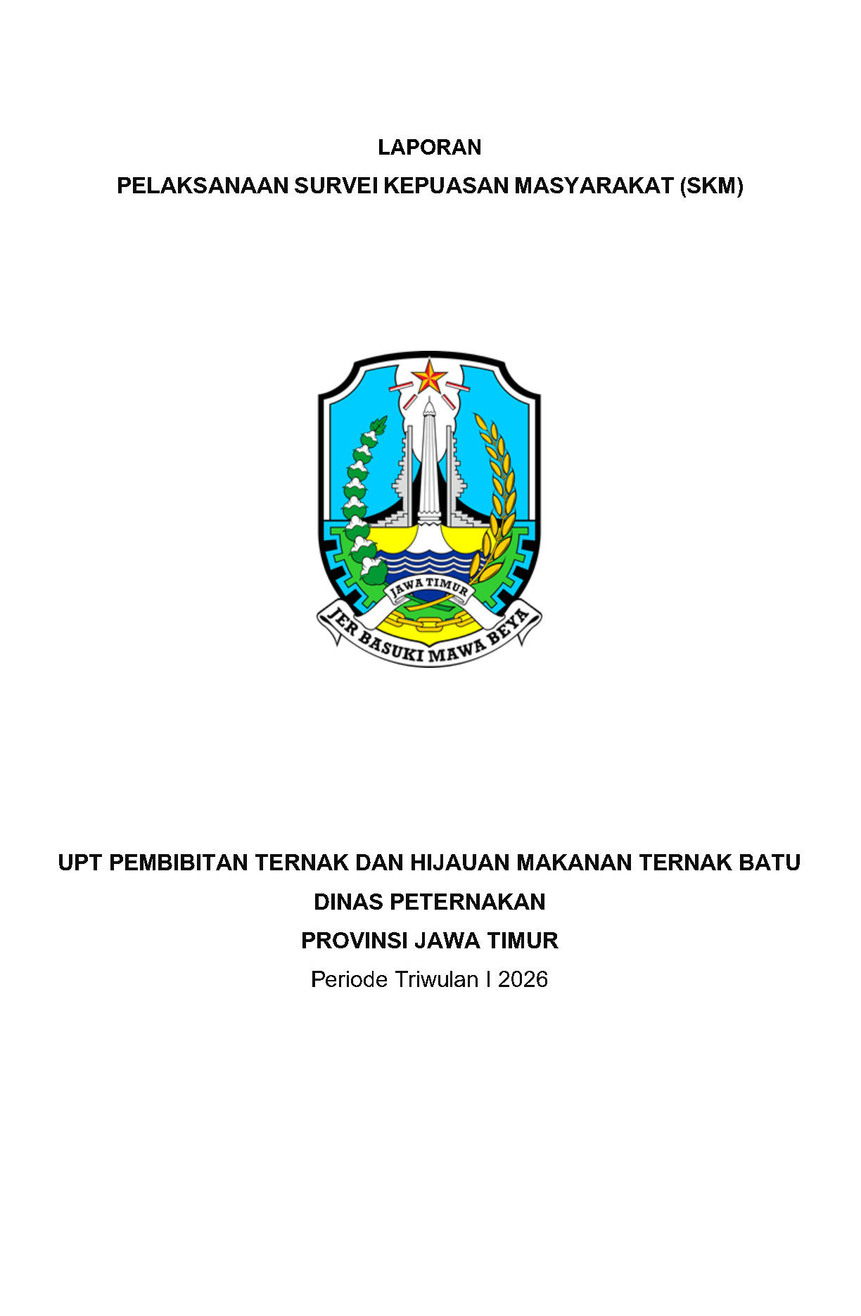 LAPORAN SKM UPT BATU