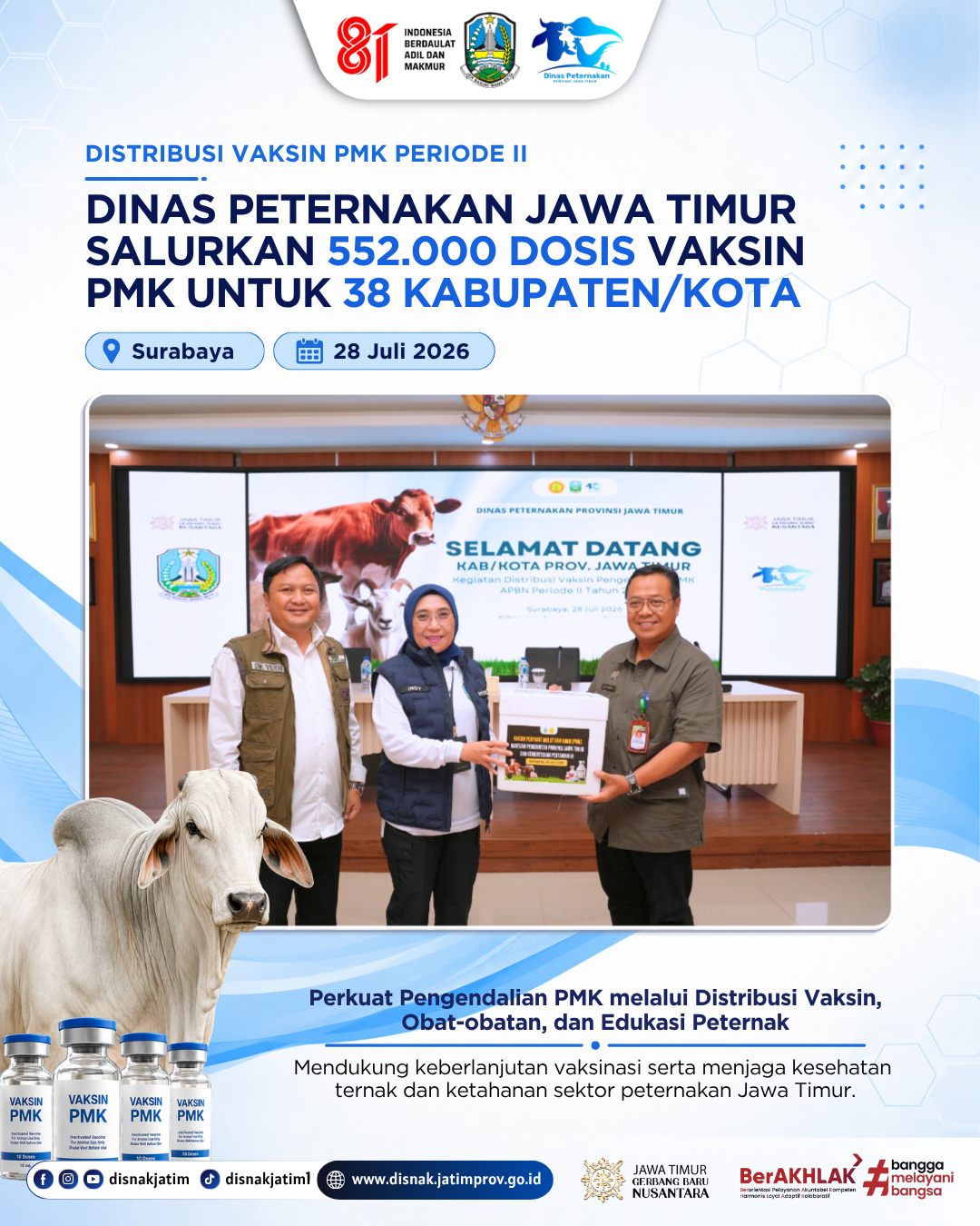 Distribusi Vaksin Pmk Periode II