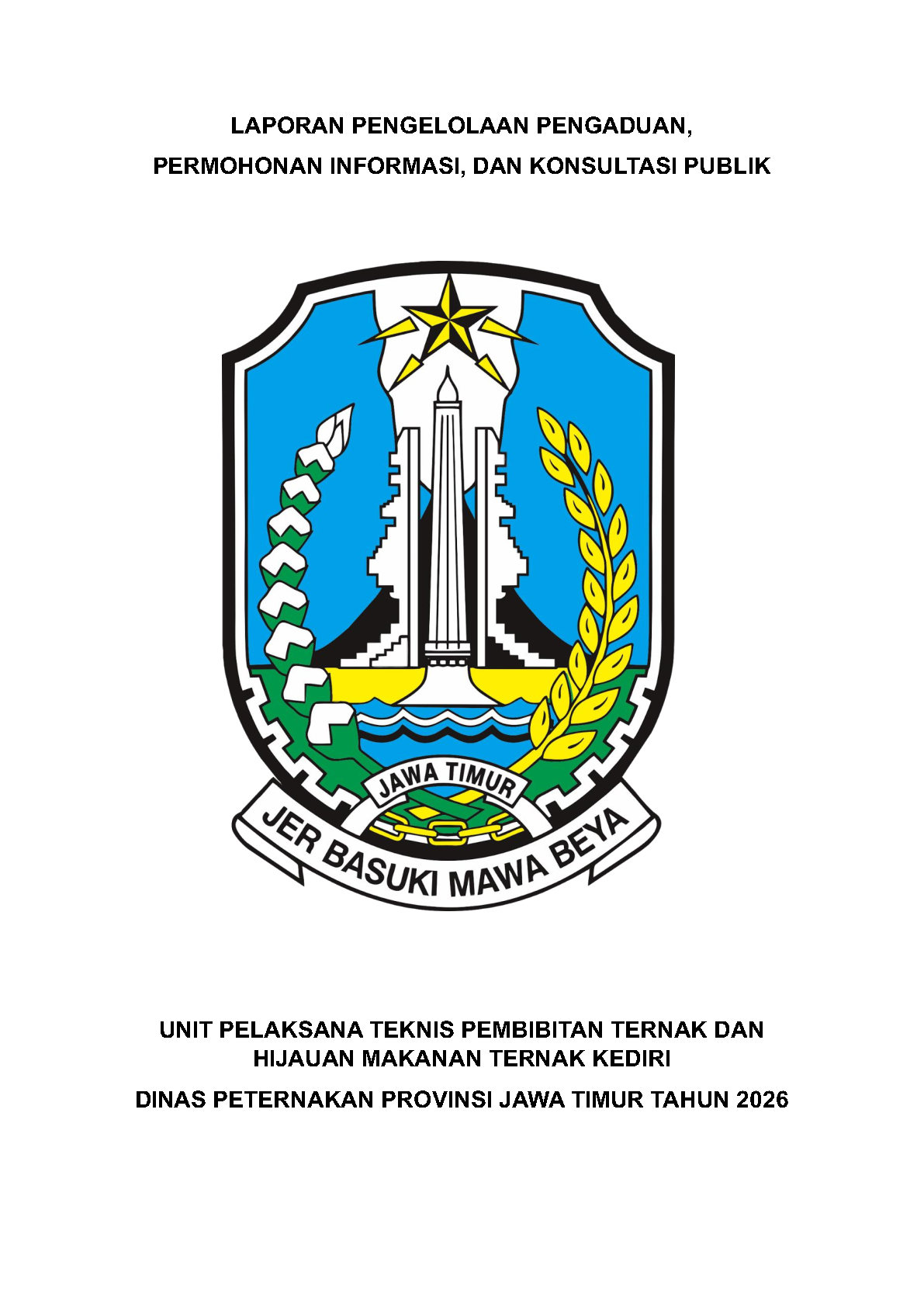 Laporan Pengelolaan Pengaduan UPT Kediri